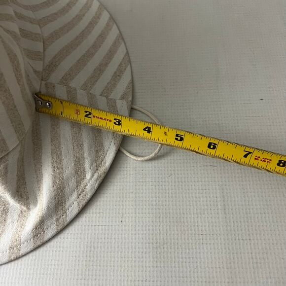 Wyeth Cotton Linen Stripe Bucket Hat Women One Size NEW main image 5